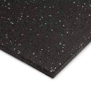 ARROW 15mm Rubber Gym Flooring Tiles 1m x 1m – Black/Grey Fleck - Image 4