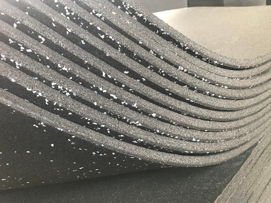 ARROW 15mm Rubber Gym Flooring Tiles 1m x 1m – Black/Grey Fleck - Image 6