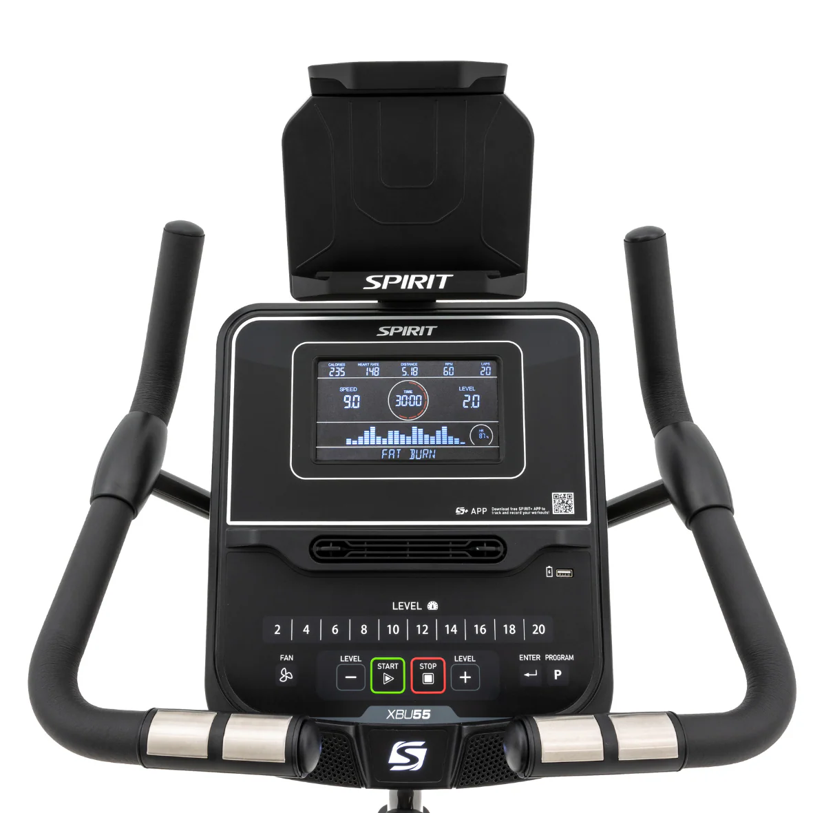 Spirit XBU55 Upright Bike V2 - Image 5