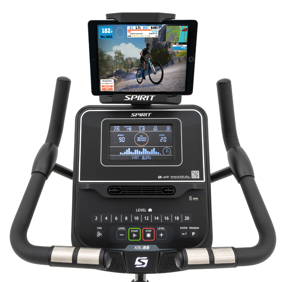 Spirit XBU55 Upright Bike V2 - Image 6